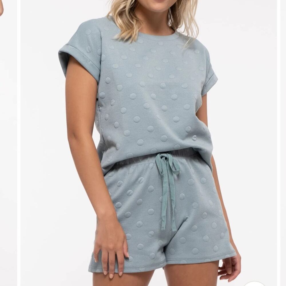 NWT Swiss Dot Short Set Size Small